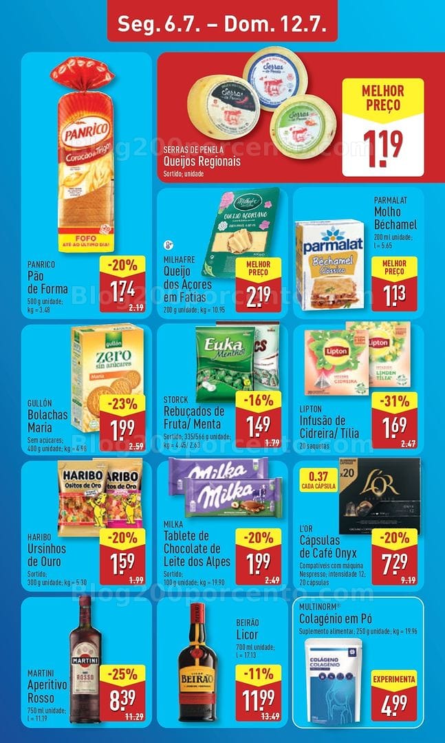Antevisão Folheto ALDI Promoções de 6 a 12 julho